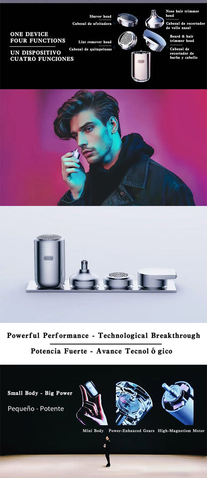 UTUT Mini - The World's Smallest 4-in-1 Men's Shaver & Trimmer