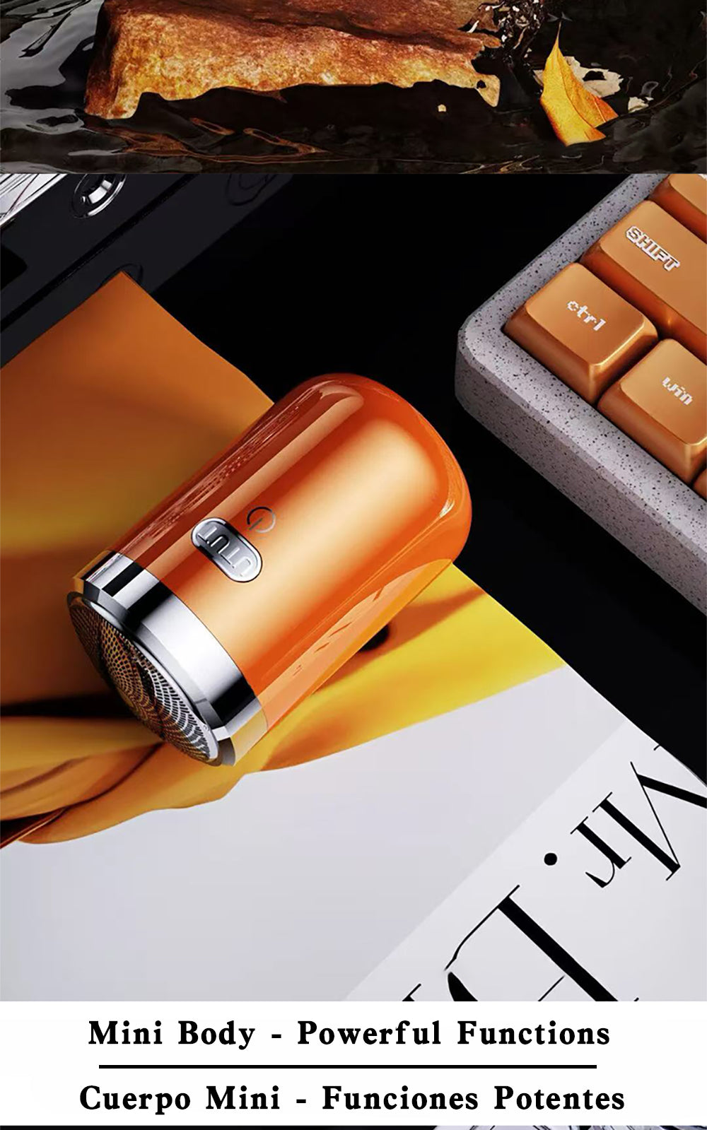 UTUT Mini - The World's Smallest 4-in-1 Men's Shaver & Trimmer